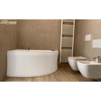 NUVOLA 140 X 90 VASCA DA BAGNO ASIMMETRICA 