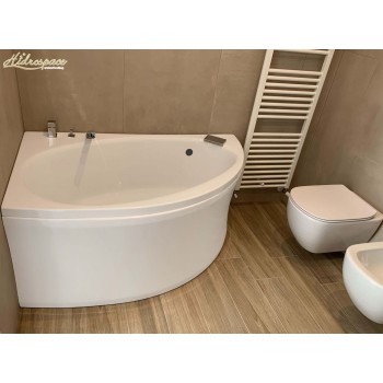 NUVOLA 140 X 90 VASCA DA BAGNO ASIMMETRICA 