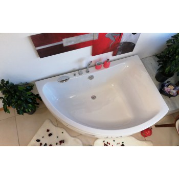 NUVOLONA 100 x 150 VASCA DA BAGNO ASIMMETRICA