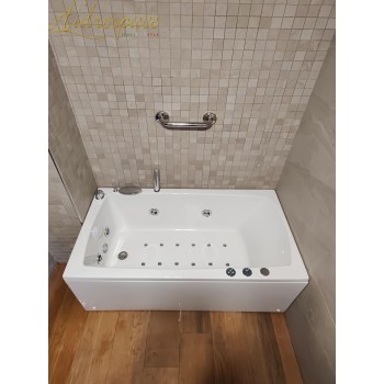 PRATIKA 70x120-130-140 VASCA DA BAGNO IDROMASSAGGIO RETTANGOLARE