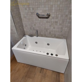 PRATIKA 70x120-130-140 VASCA DA BAGNO IDROMASSAGGIO RETTANGOLARE