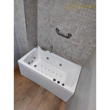 PRATIKA 70x120-130-140 VASCA DA BAGNO IDROMASSAGGIO RETTANGOLARE
