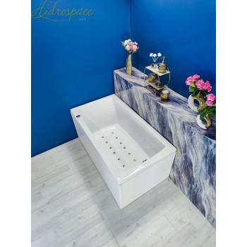 PRATIKA 70x120-130-140 VASCA DA BAGNO IDROMASSAGGIO RETTANGOLARE
