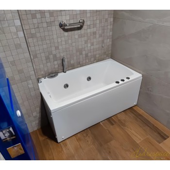 PRATIKA 70x120-130-140 VASCA DA BAGNO IDROMASSAGGIO RETTANGOLARE