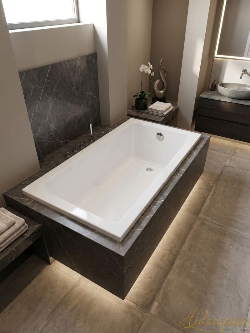 PRATIKA 75 x 150 VASCA DA BAGNO RETTANGOLARE