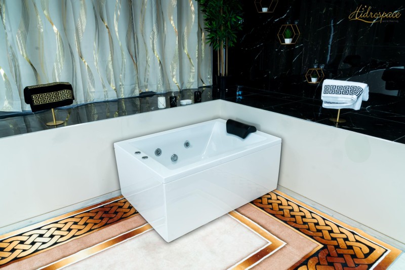 PRATIKA 90 x 130 - 140 - 150 VASCA DA BAGNO IDROMASSAGGIO