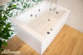 PRATIKA 90 x 130 - 140 - 150 VASCA DA BAGNO IDROMASSAGGIO