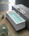 RECTA DUO  180 x 80 VASCA DA BAGNO RETTANGOLARE 