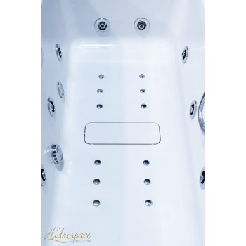 RECTA DUO 170x80 VASCA DA BAGNO RETTANGOLARE IDROMASSAGGIO DUE POSTI