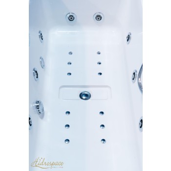 RECTA DUO 170x80 VASCA DA BAGNO RETTANGOLARE IDROMASSAGGIO DUE POSTI