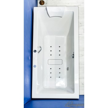 RECTA DUO 170x80 VASCA DA BAGNO RETTANGOLARE IDROMASSAGGIO DUE POSTI