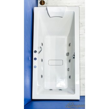 RECTA DUO 170x80 VASCA DA BAGNO RETTANGOLARE IDROMASSAGGIO DUE POSTI