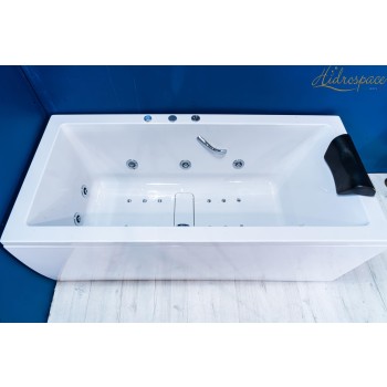 RECTA DUO 170x80 VASCA DA BAGNO RETTANGOLARE IDROMASSAGGIO DUE POSTI1