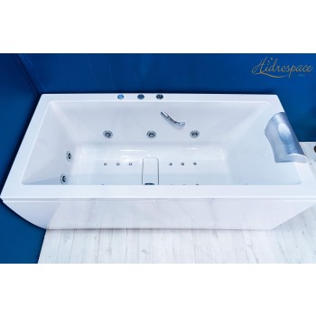 RECTA DUO 170x80 VASCA DA BAGNO RETTANGOLARE IDROMASSAGGIO DUE POSTI2