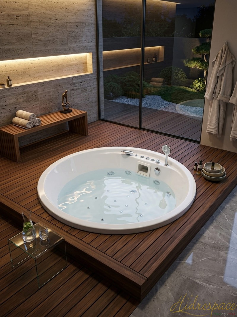 RELAX 164 MINI PISCINA IDROMASSAGGIO ROTONDA 