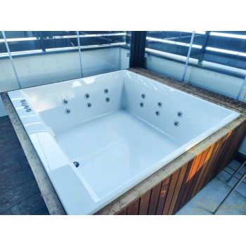 RIVIERA 180 x 190 MINI PISCINA IDROMASSAGGIO