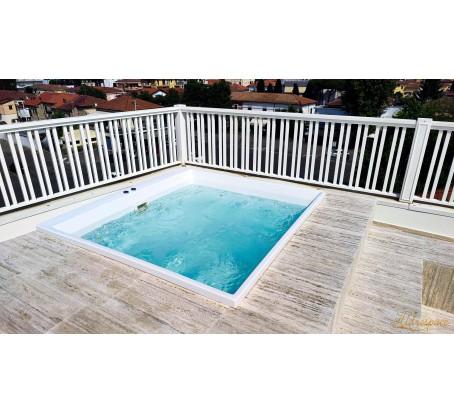 RIVIERA 180 x 190 MINI PISCINA IDROMASSAGGIO