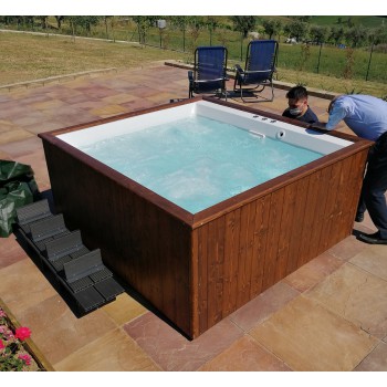 RIVIERA 200 X 190 MINI PISCINA IDROMASSAGGIO 