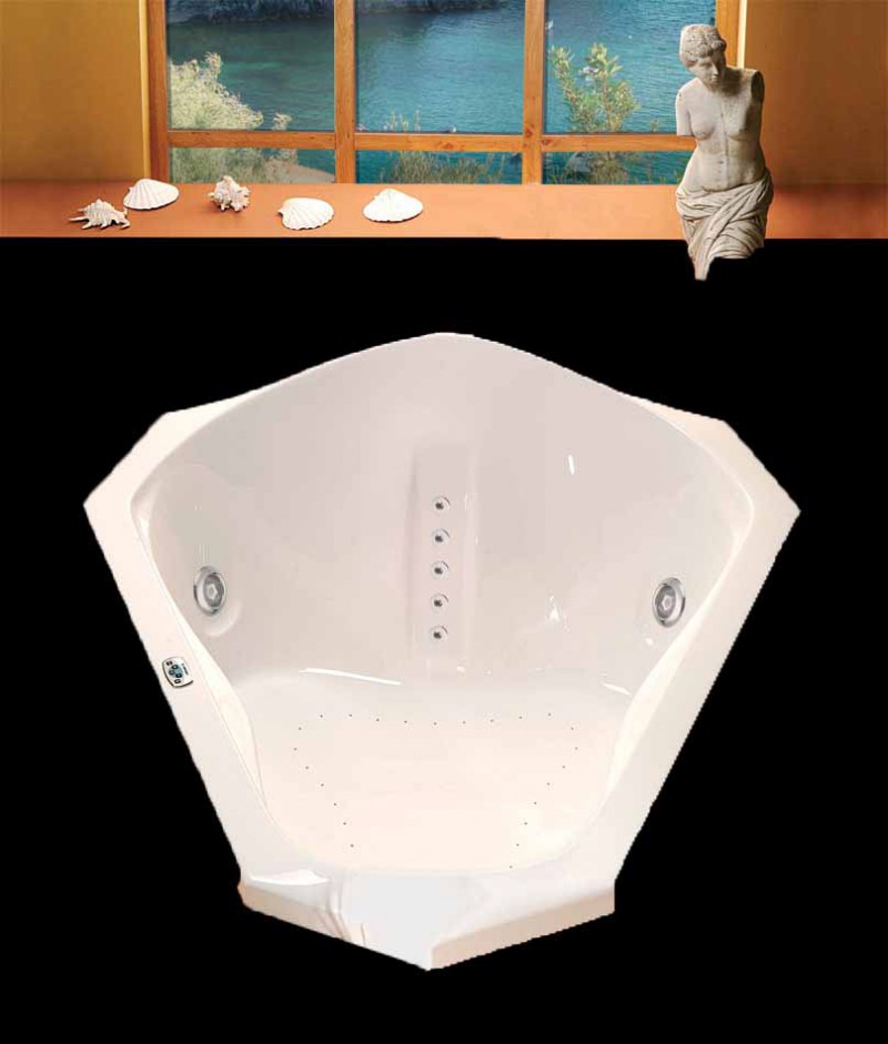 SANTAFE'  Vasca con idromassaggio  163x163 cm