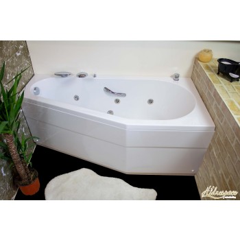 SOGNO 150 x 75 VASCA DA BAGNO IDROMASSAGGIO ASIMMETRICA