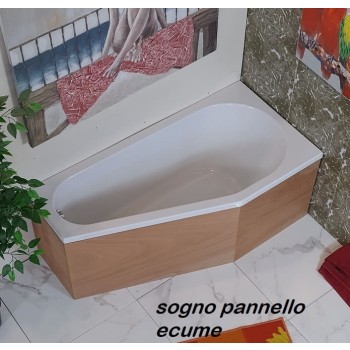 SOGNO 160 x 80 VASCA DA BAGNO ASIMMETRICA SX DX 