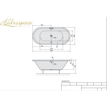 SOL VASCA OVALE 175 X 80 IDROMASSAGGIO 