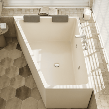 TRIAL 120 X 160 VASCHE DA BAGNO IDROMASSAGGIO ASIMMETRICA