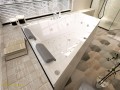 TRIAL 120 X 160 VASCA DA BAGNO IDROMASSAGGIO ASIMMETRICA