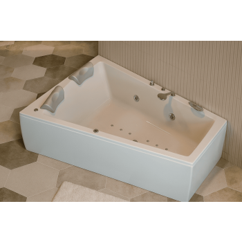 TRIAL 120 X 160 VASCHE DA BAGNO IDROMASSAGGIO ASIMMETRICA