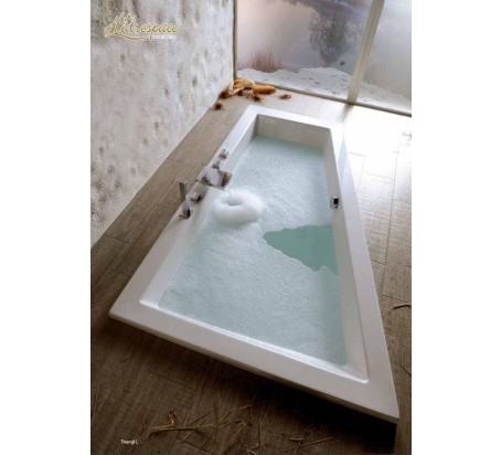 TRIAL 120x180 VASCA DA BAGNO IDROMASSAGGIO ASIMMETRICA