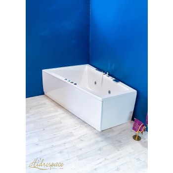 TRIAL 120x180 VASCA DA BAGNO IDROMASSAGGIO ASIMMETRICA
