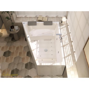 TRIAL 130 X 170 VASCA DA BAGNO IDROMASSAGGIO ASIMMETRICA