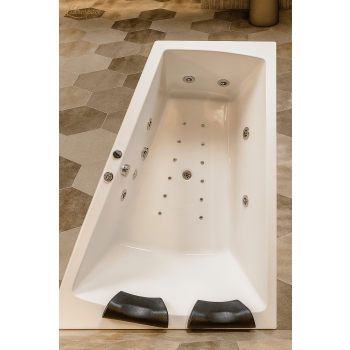 TRIAL 130 X 170 VASCA DA BAGNO IDROMASSAGGIO ASIMMETRICA