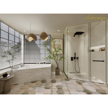 TRIAL 130 X 170 VASCA DA BAGNO IDROMASSAGGIO ASIMMETRICA