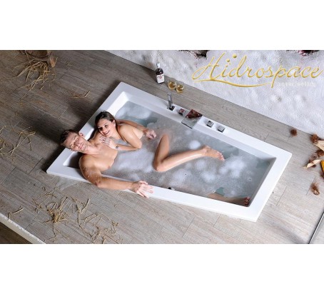 TRIAL 120x180 VASCA DA BAGNO IDROMASSAGGIO ASIMMETRICA