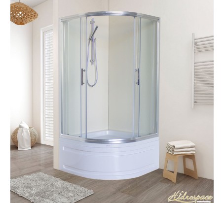 VASCA CABINATA ANGOLARE 100 X 100 
