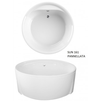 VASCA DA BAGNO ROTONDA 160 CON PANNELLI   