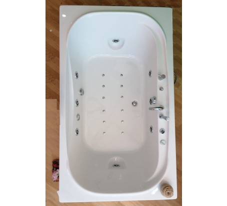 CONCHIGLIA 110 X 185 VASCA DA BAGNO IDROMASSAGGIO RETTANGOLARE